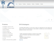 Tablet Screenshot of bhembalagens.com.br